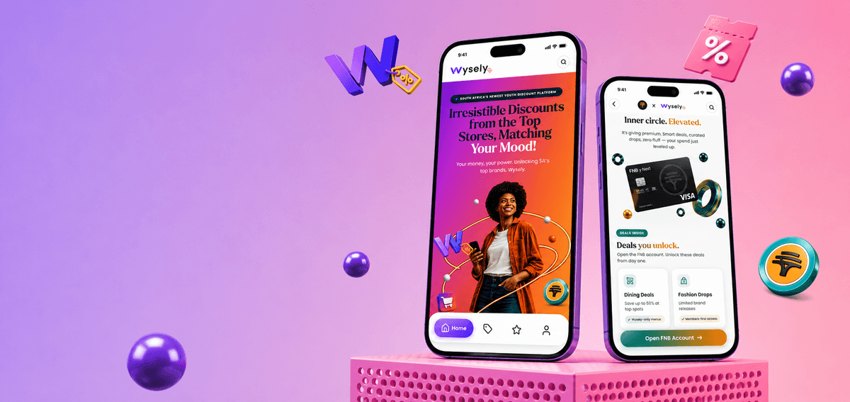 Wysely app preview on mobile devices