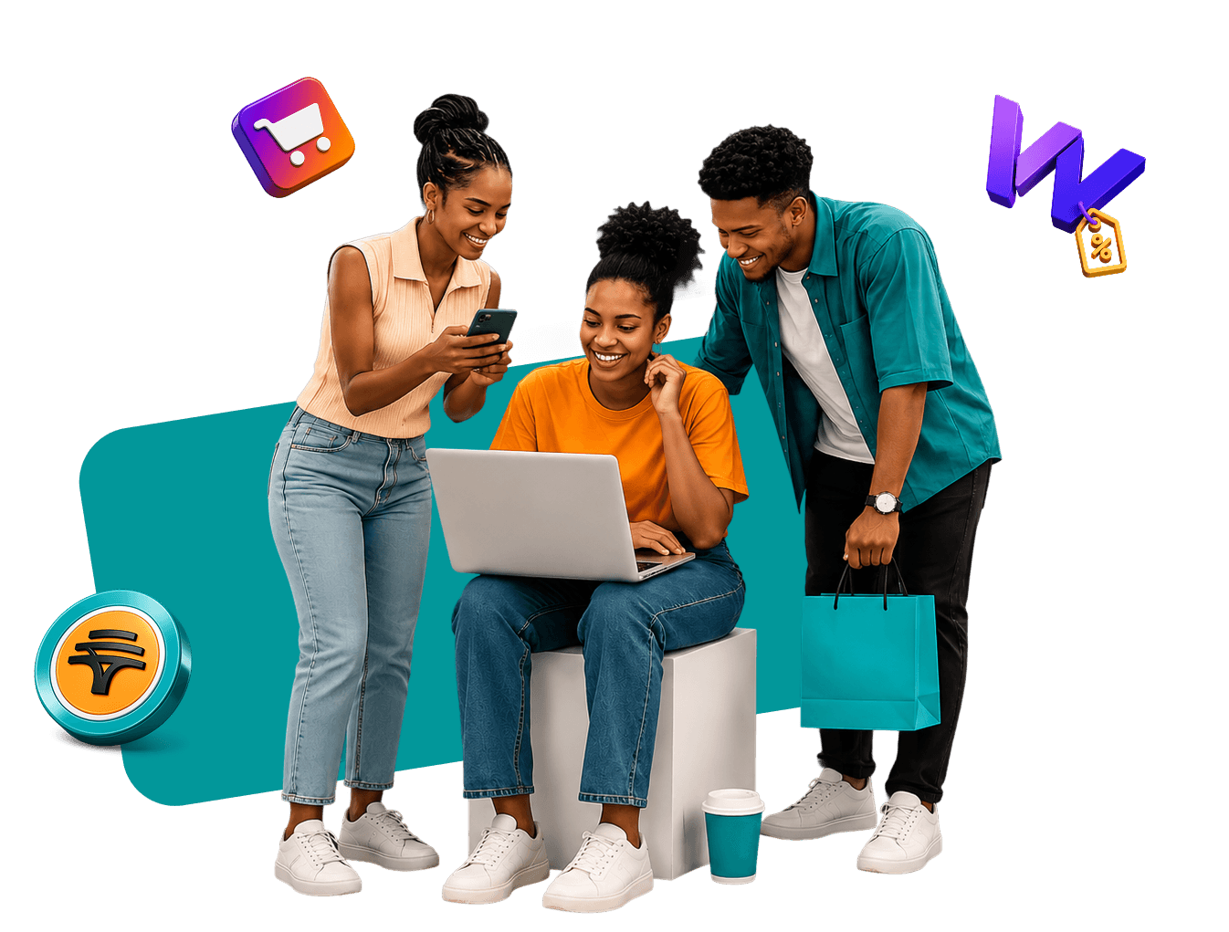 Young South Africans saving with Wysely